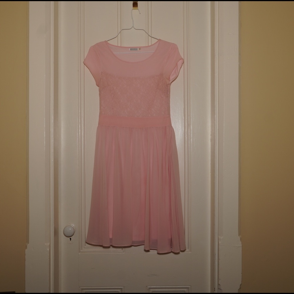 Mikarose Pink midi summer dress